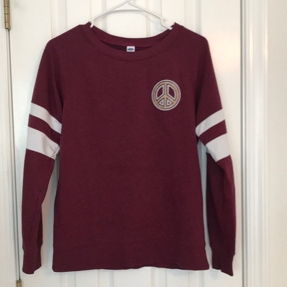 Burgundy Old Navy Sweatshirt - Picture 1 of 8